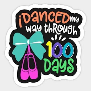 My Students Are 100 Days Smarter School T Shirt Sticker